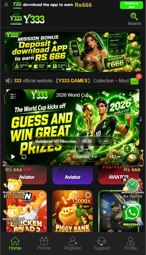 Y333 Game interface screenshot
