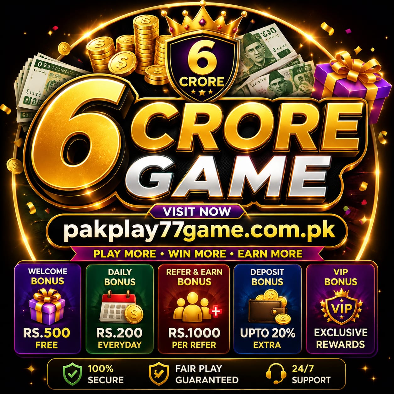 6Crore game logo screenshort